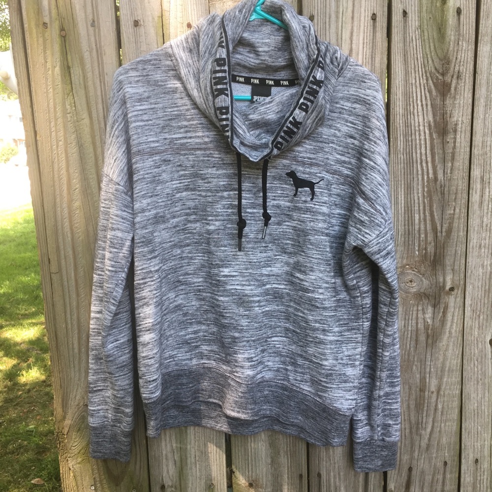 Victoria’s Secret Pink Cowl Neck Sweatshirt Size S